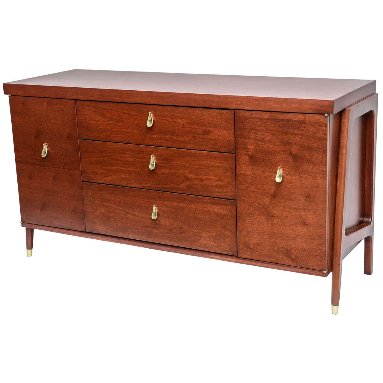 Italian Mahogany Credenza by Dassi et Figli