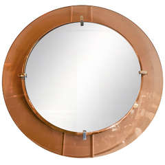 1950s Circular Fontana Arte Mirror