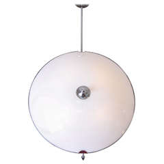 Argentinian Perspex and Chrome Chandelier