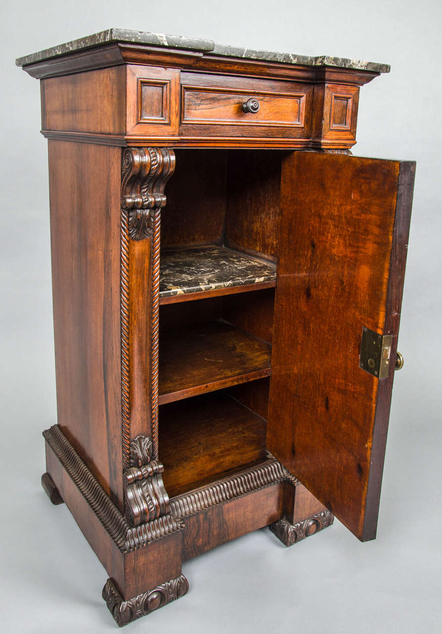19th Century William IV Bedside Cabinet For Sale