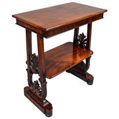 Pretty Mahogany Side Table