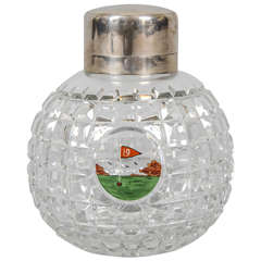 Late 19th Century Decanter in the Shape of a Golf Ball