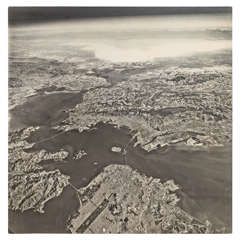 Large Vintage San Francisco Aerial Photo