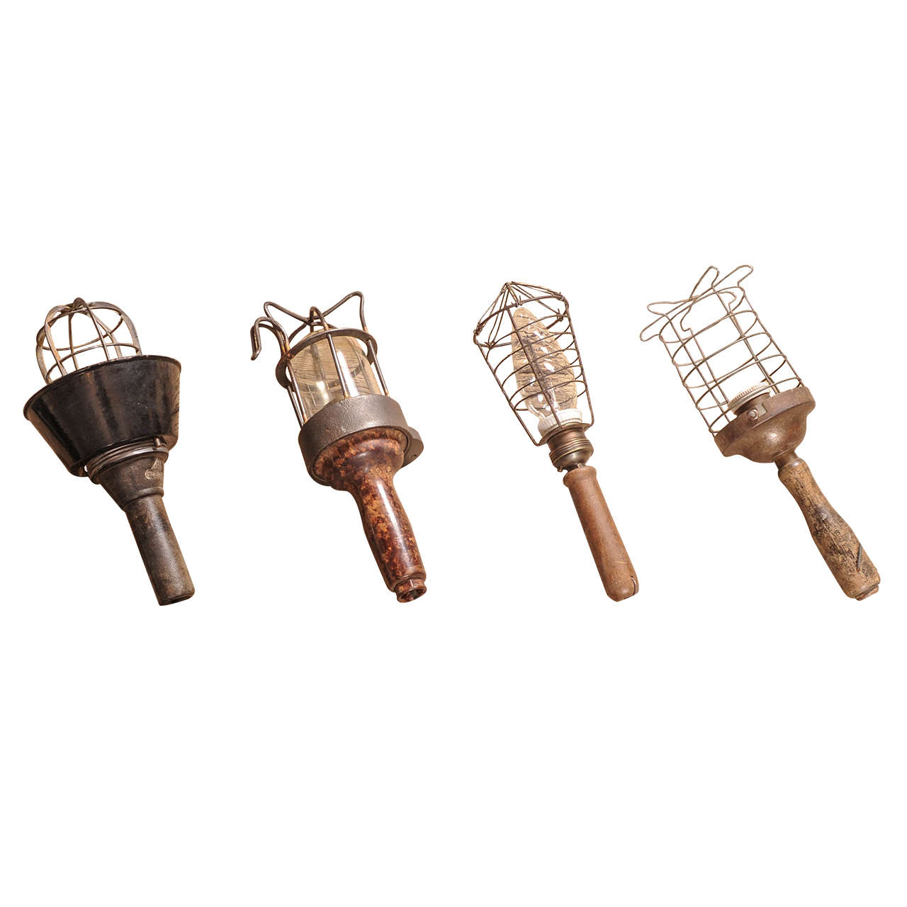 Collection of Four Different Cage Lights, Available Separately