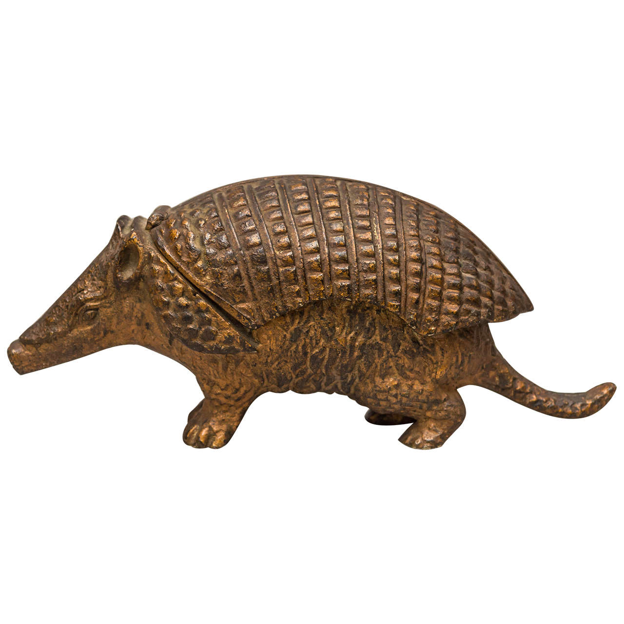 Vienna Bronze Armadillo Inkwell