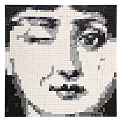 Lego Mosaic Portrait by Arnaldo Rosello