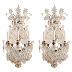 Pair of Baccarat sconces