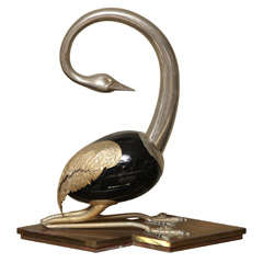 Lifesize Bird Sculpture In The Manner Of Anthony Redmile
