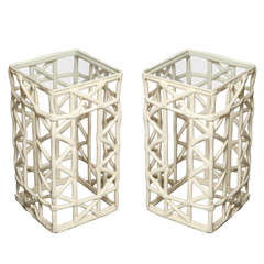 Geometric Resin Tables