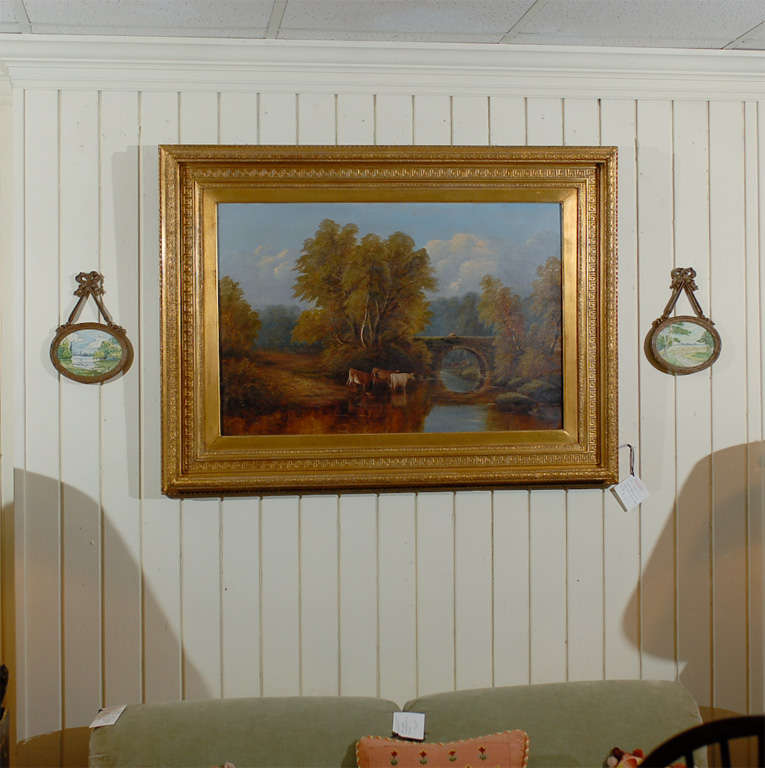 English Oil Landscape