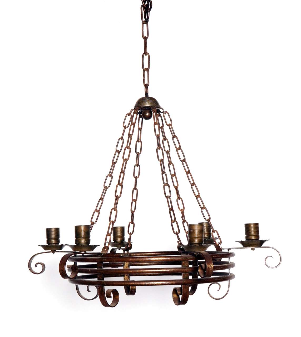 Mid Century Tubular Chandelier