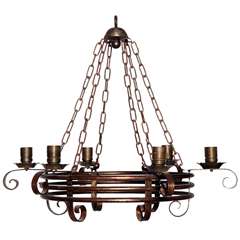 Mid Century Tubular Chandelier