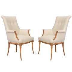Pair of Upholstered Armchairs 