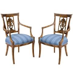 Pair of Directoire Style Armchairs