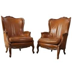 Vintage Louis 15th Style Bergere Chairs
