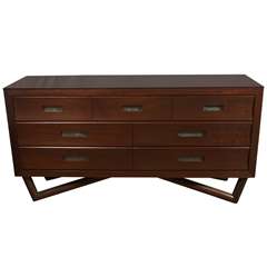 Mahogany Dresser Attributed to Paul Frankl