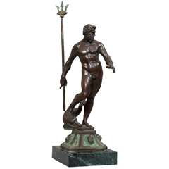 Grand Tour Bronze Souvenier of Neptune