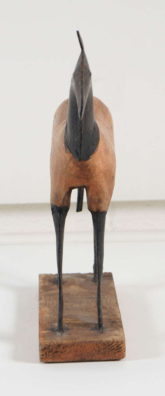 horse sculpture wood