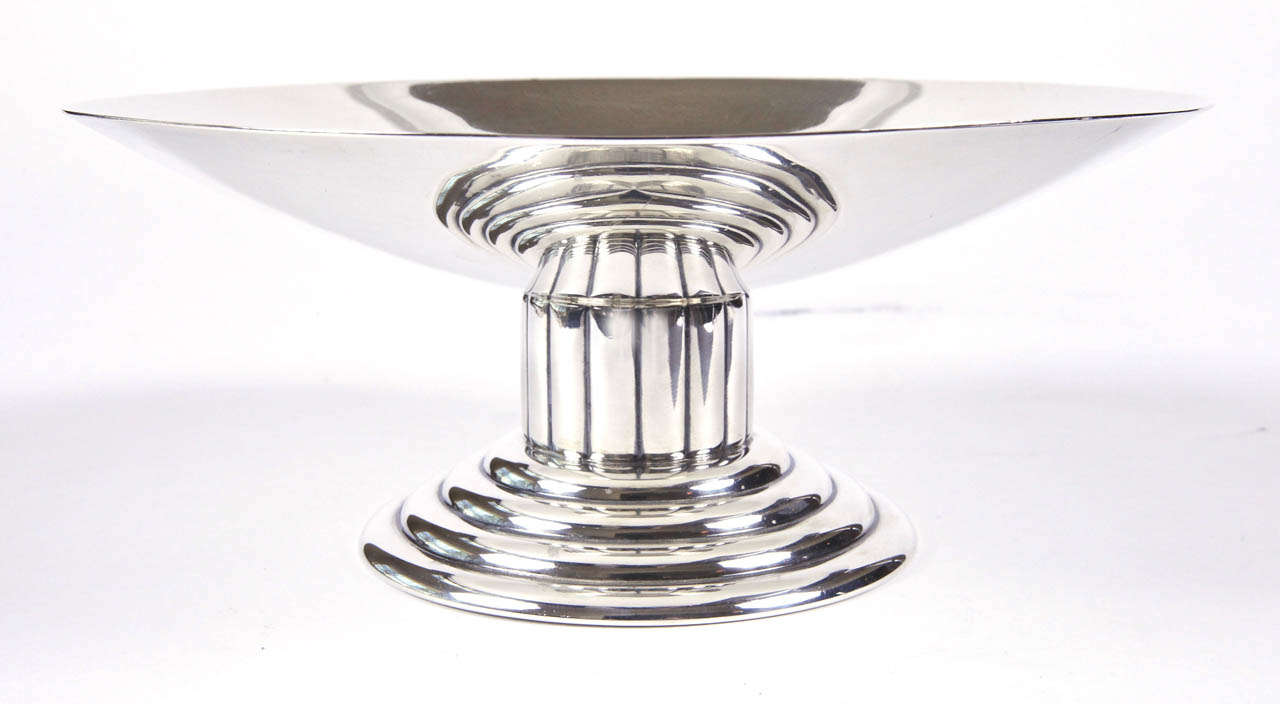 Art Deco Iconic Reed & Barton Sterling Silver Modernist Compote