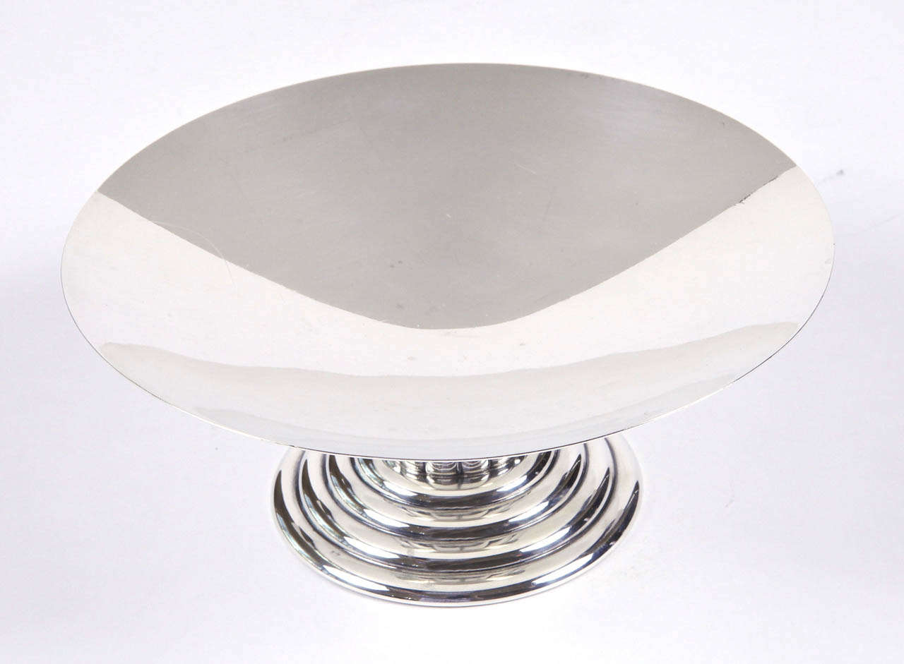 American Iconic Reed & Barton Sterling Silver Modernist Compote