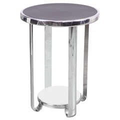 Fabulous Art Deco Machine Age McKay Craft Occasional Table