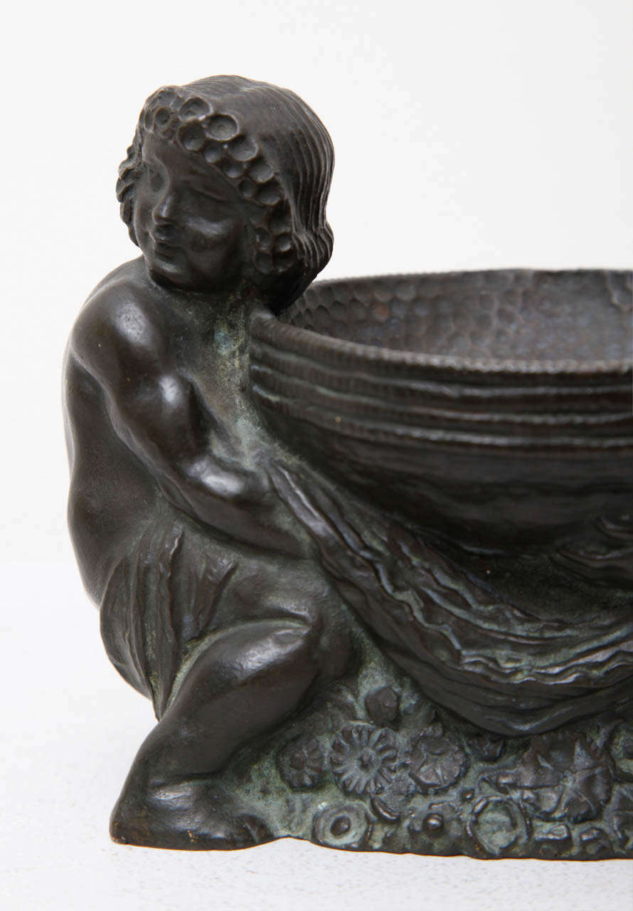 20th Century Putti Bowl For Sale