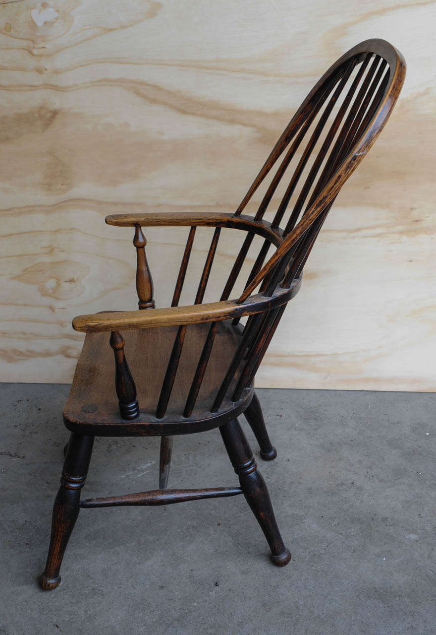 antique sack back windsor chair