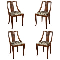 Exquisite Set of Four Dining Chairs