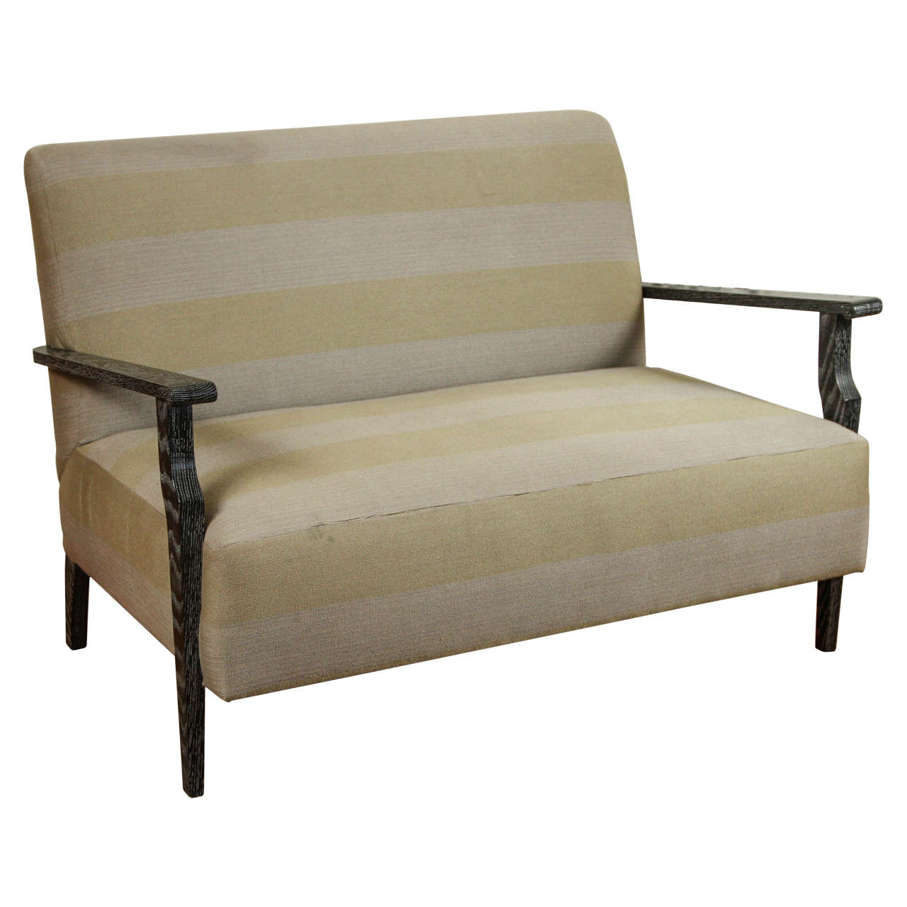 Italian Leather Modern Design Loveseat For Sale at 1stDibs