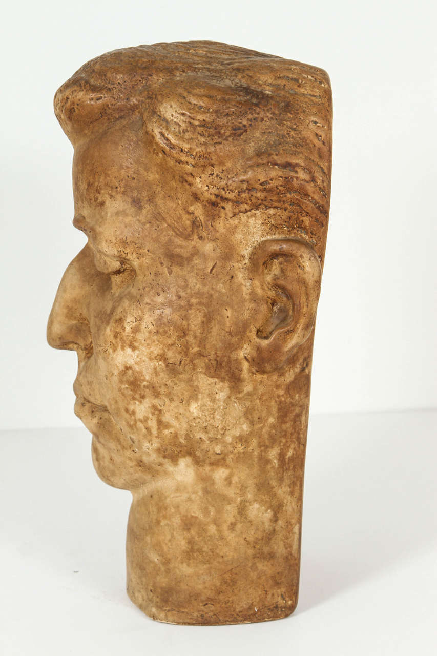 Mid-20th Century Vintage Bust of a Man