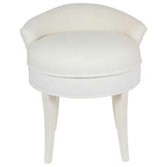 Samuel Marx Upholstered Vanity Stool