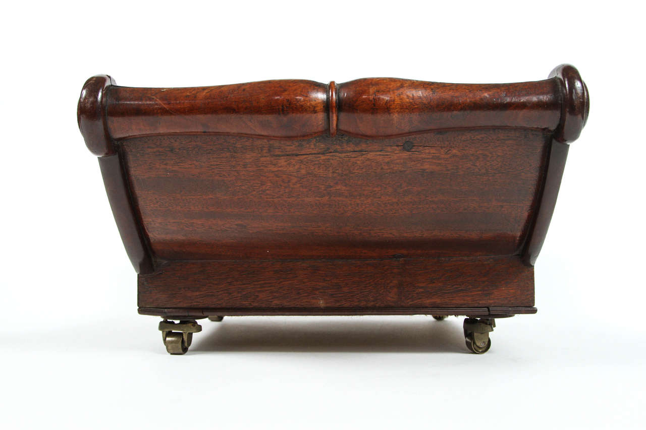 19th Century English Mahogany Cheese Trolley with Casters, circa 1800 For Sale