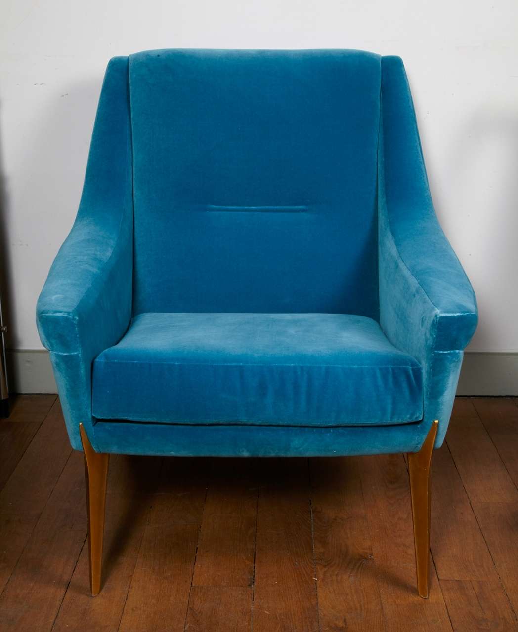 Beautiful armchair by Charles Ramos reupholstored with a Kvadrat fabric