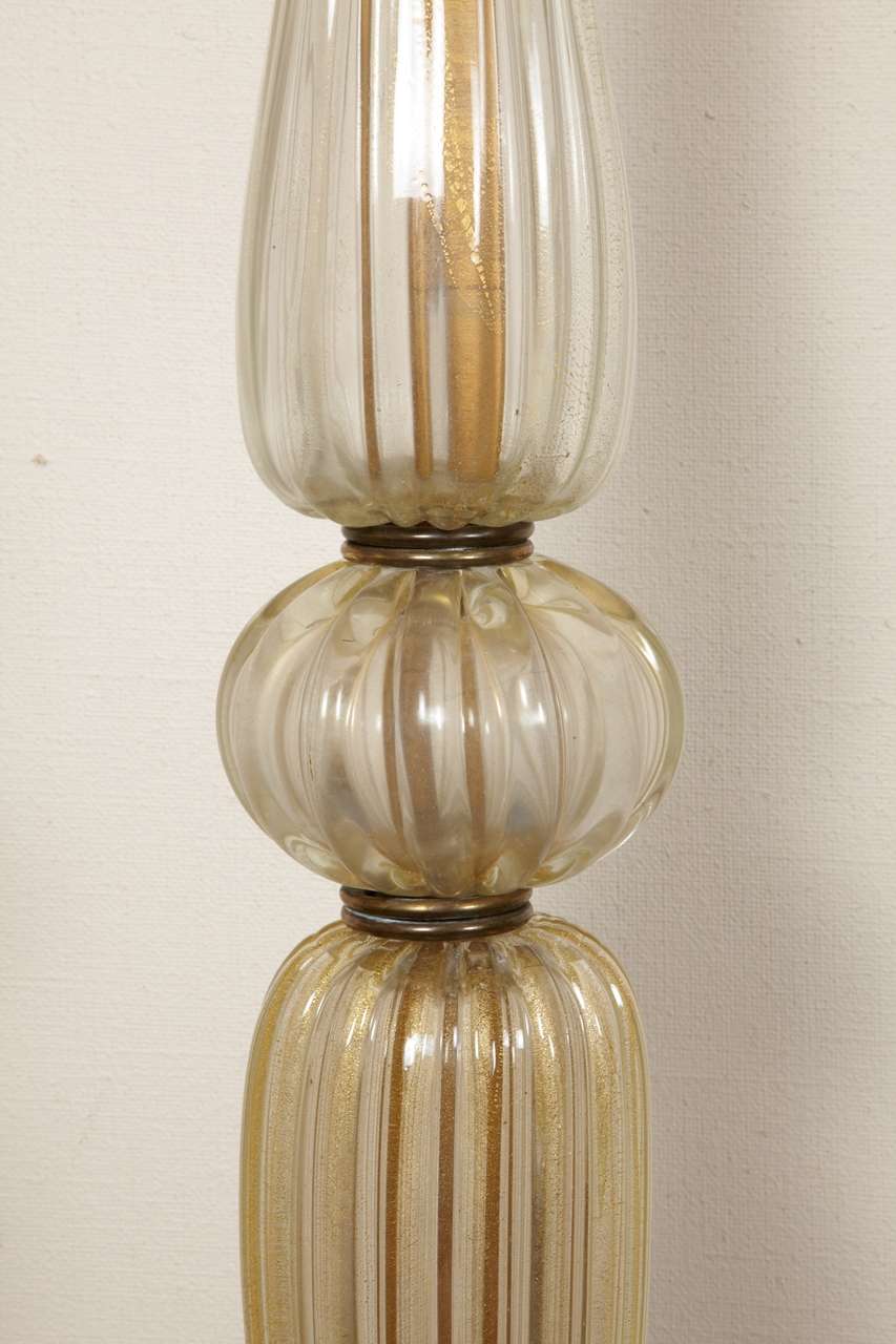 Murano Glass Floor Lamp 1940 S For At 1stdibs Murano Glass Floor Lamp 1940 S In Good Condition For Paris Fr
