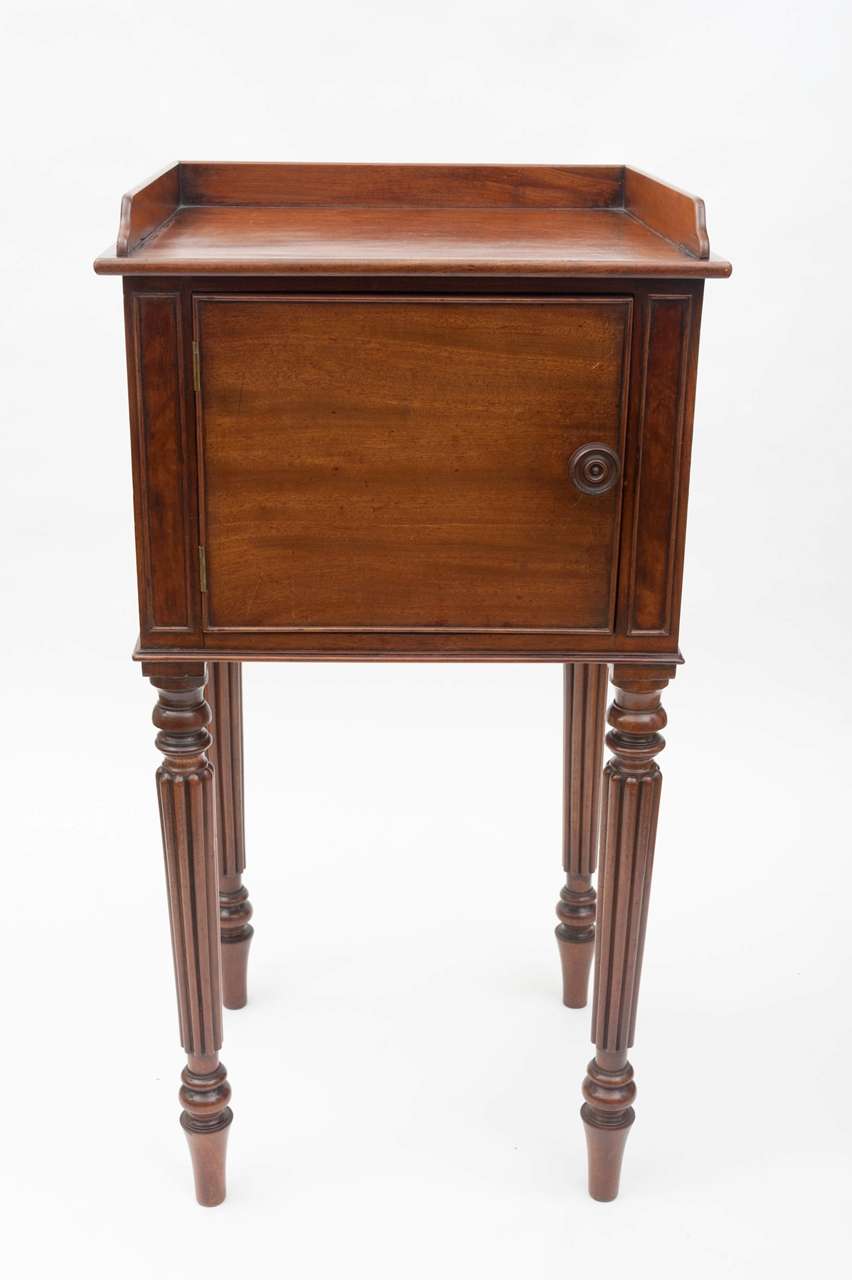 A good quality and most useful late Regency period mahogany Bedside Cupboard