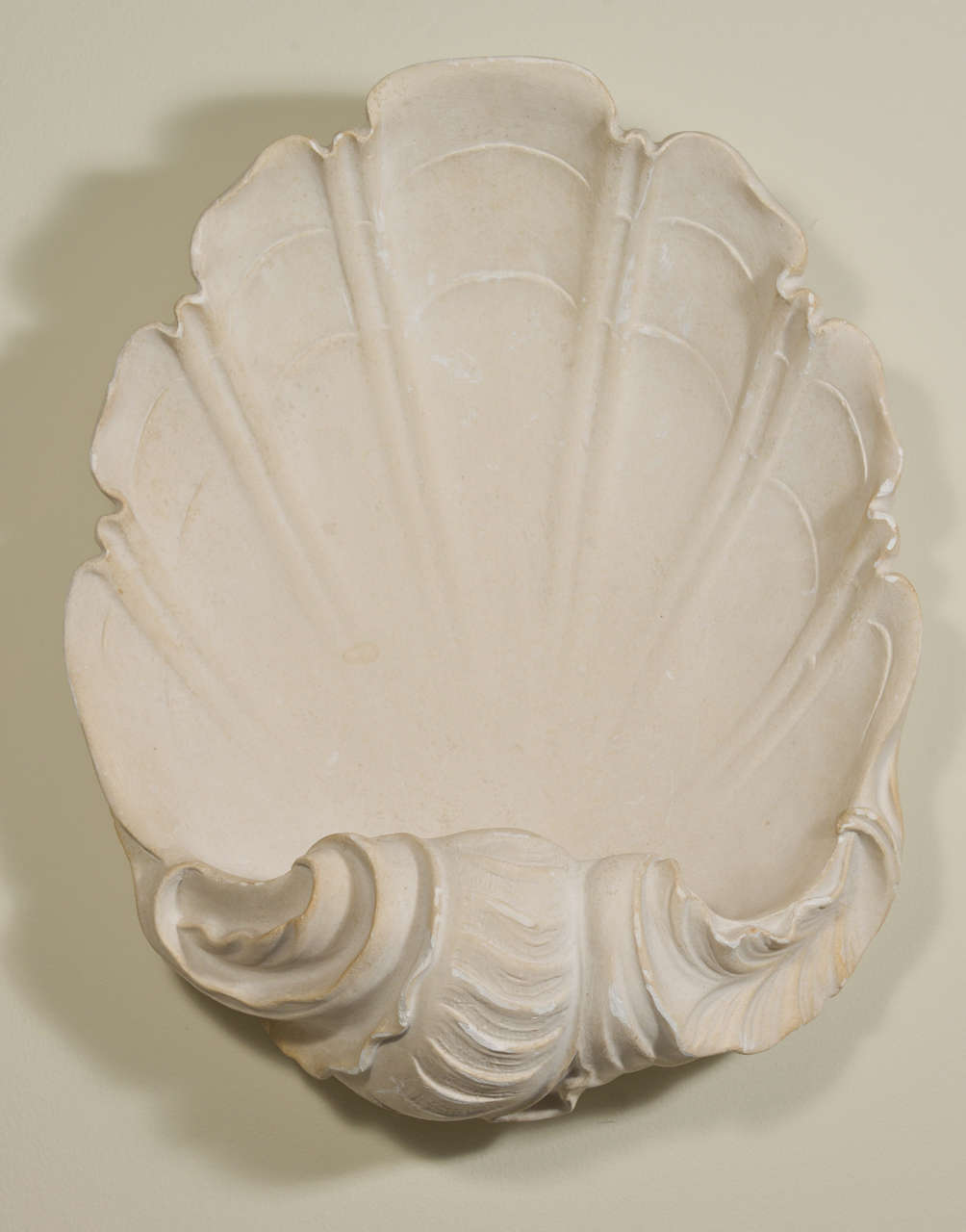 Pair Of Plaster Shell Sconces 2