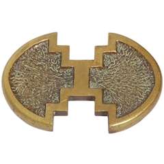 Door Handle Solid Bronze