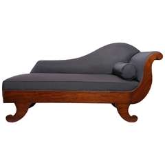 Antique Secound-Empire Swan Chaise Longue