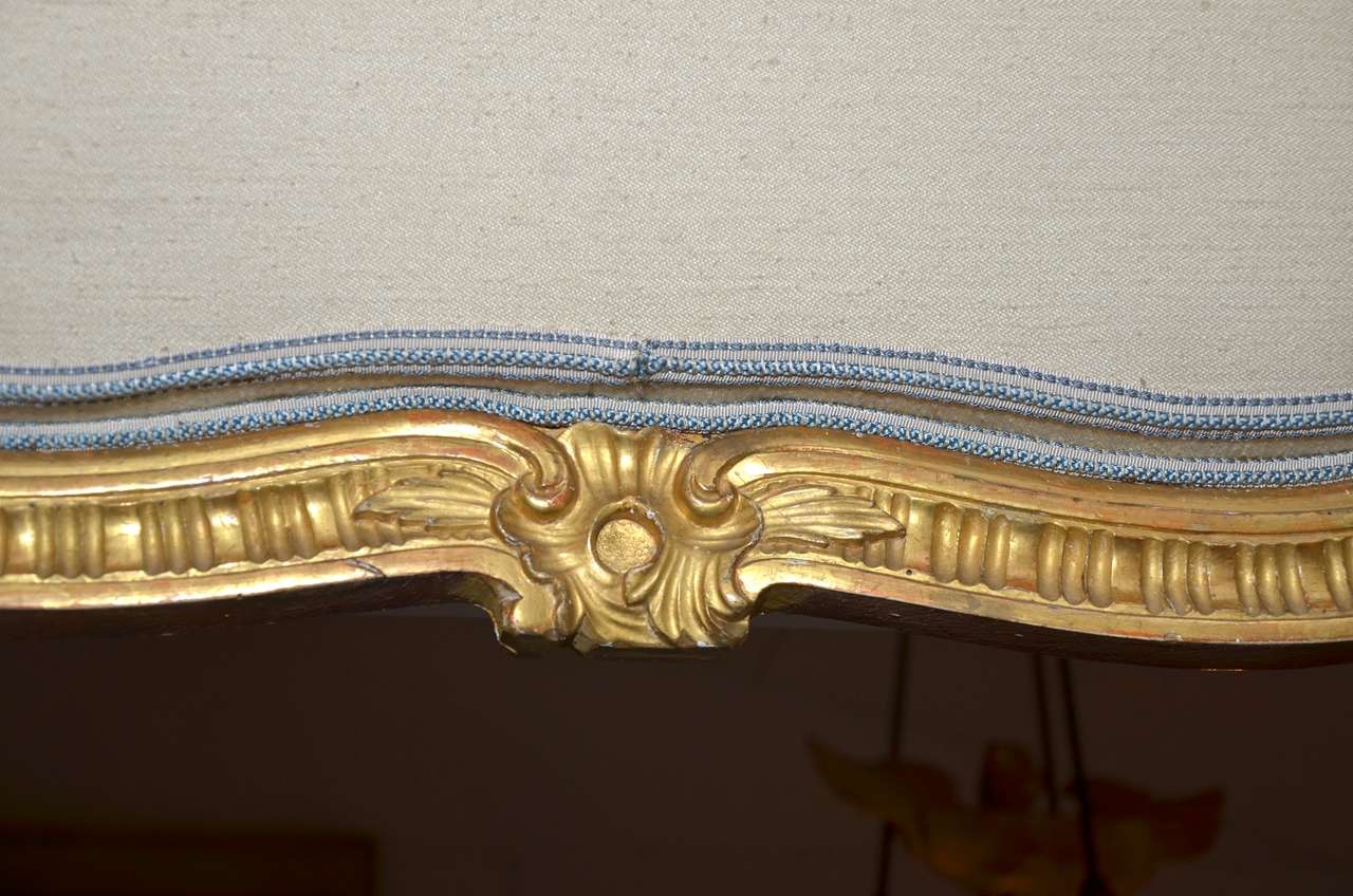 Unusual Gilded Wood Headbed For Sale 1