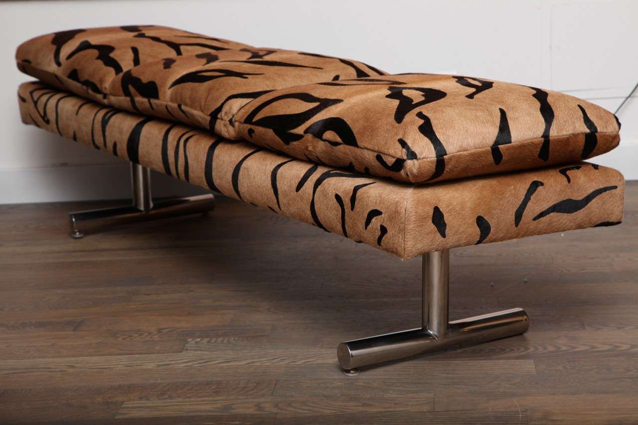 Milo Baughman bench In Good Condition In New York, NY