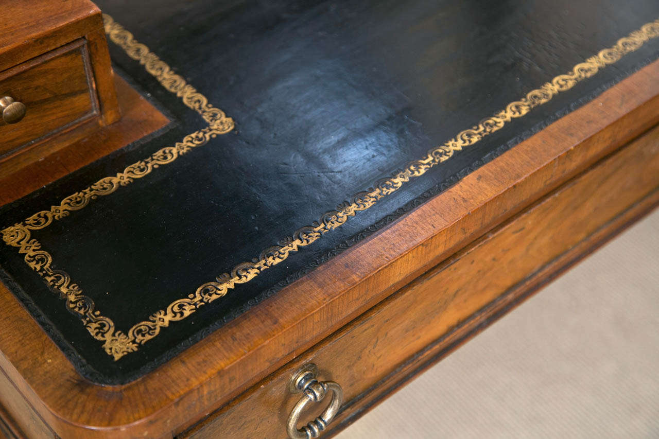 Baker Regency Style Leather Top Desk 3