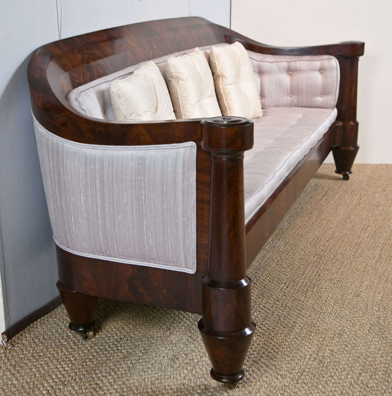 19th Century Classical Period Mahogany Sofa