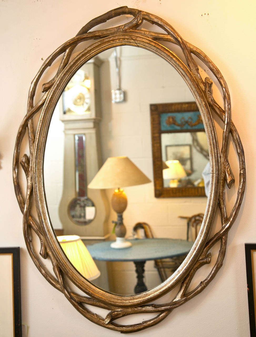 Faux Bois Twig Mirror 3