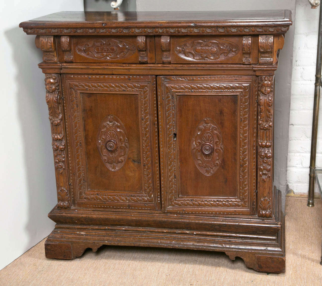 19th c. 2 Drawer Cabinet - Italy 5