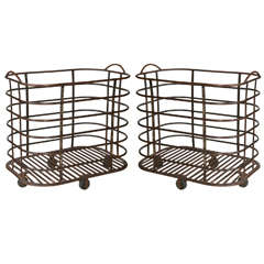 Antique A French Baguette Trolley