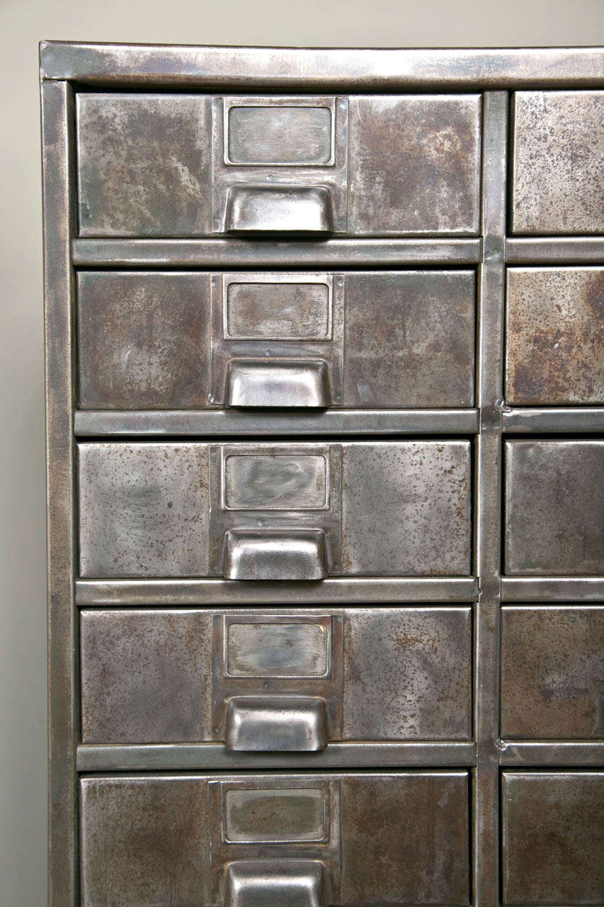 27 drawer metal cabinet