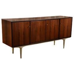 Mid-Century Scandinavian Rosewood  Credenza in the Style of Gunni Omann