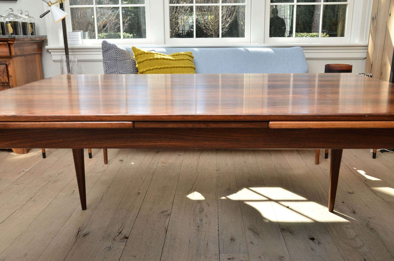 Mid-Century Niels Otto Moller Rosewood Dining Table 