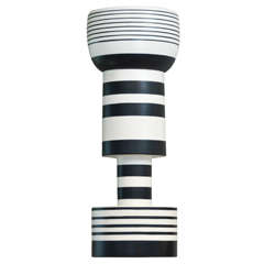 "Roquetto Vase" by Ettore Sottsass Signed 1959