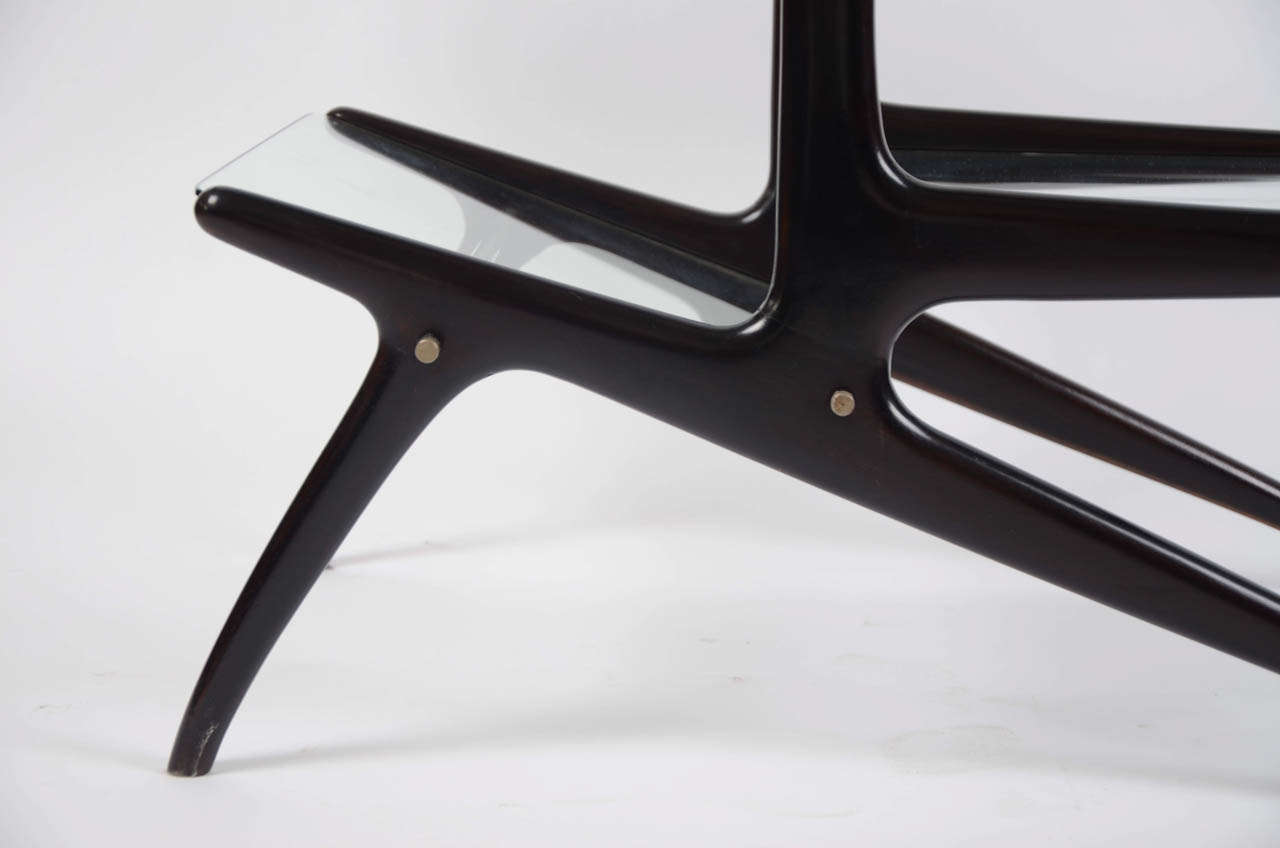 Coffee Table with Magazine Rack at 1stDibs